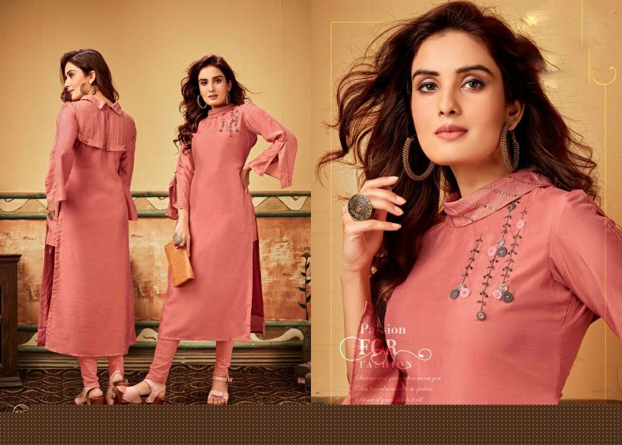 NIRVANA BY PRIVAA 1001 TO 1005 SERIES BEAUTIFUL STYLISH FANCY COLORFUL CASUAL WEAR & ETHNIC WEAR VISCOSE MULIN KURTIS AT WHOLESALE PRICE