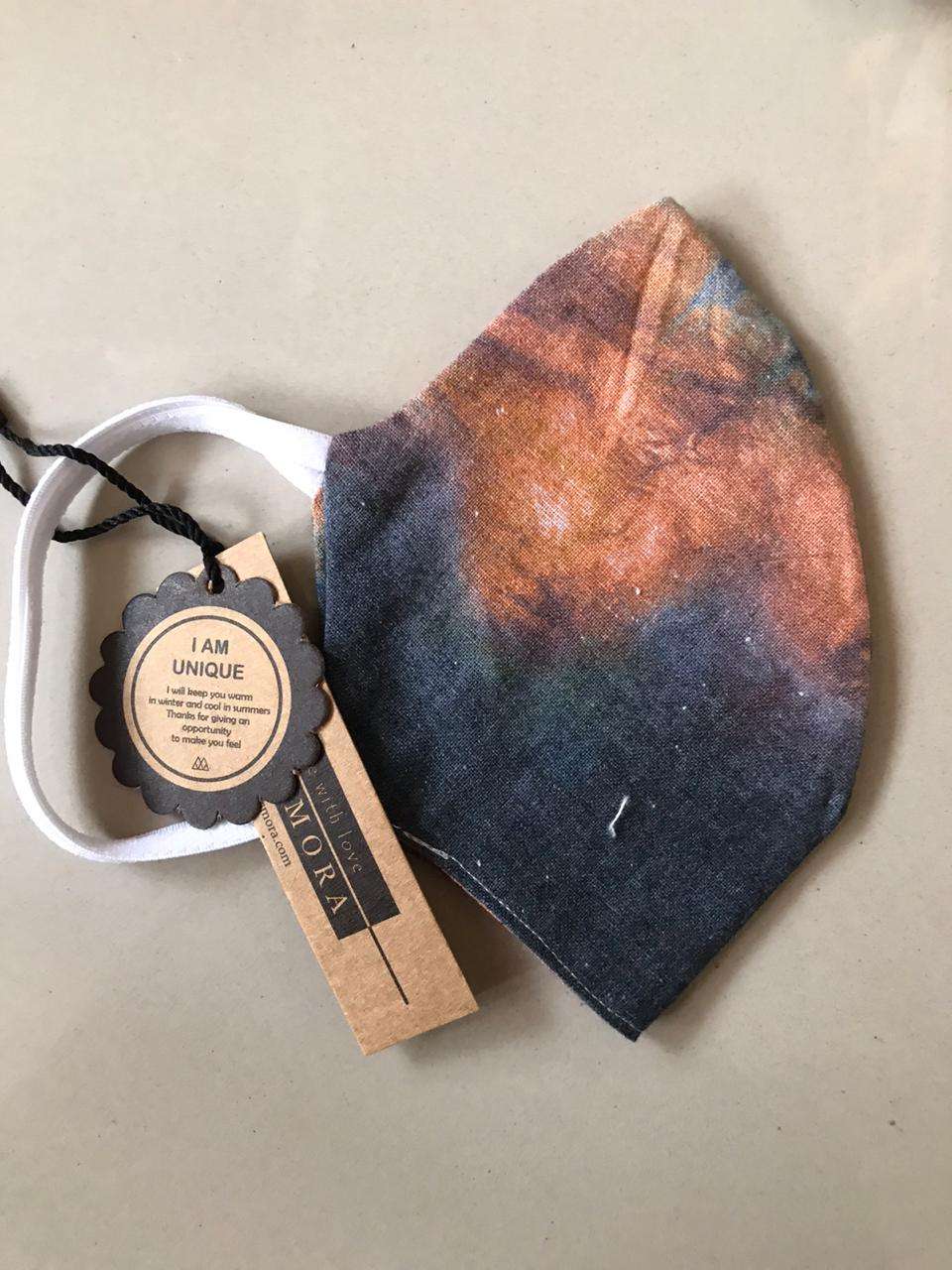 MASK 100% ORGANIC WITH DIFFERENT COLOUR LAB TESTED REUSABLE UP TO 50 GENTLE WASHED SOFT ELASTIC LOOP WITH EXTRA COMPFORT