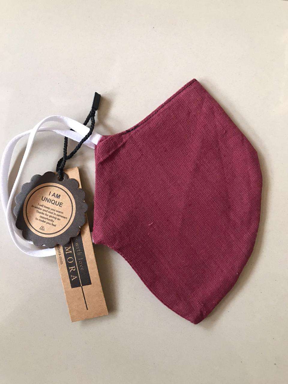 MASK 100% ORGANIC WITH DIFFERENT COLOUR LAB TESTED REUSABLE UP TO 50 GENTLE WASHED SOFT ELASTIC LOOP WITH EXTRA COMPFORT