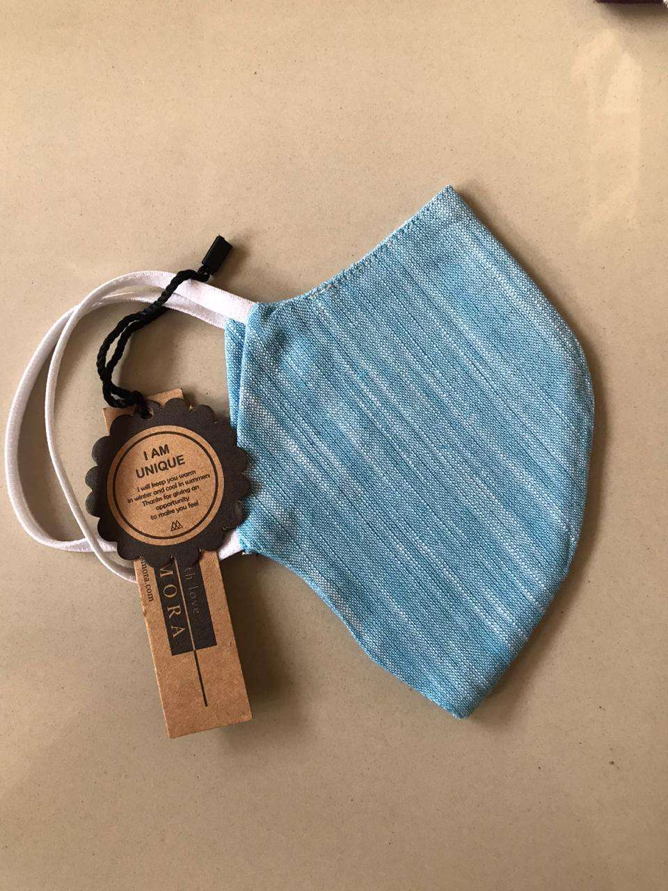 MASK 100% ORGANIC WITH DIFFERENT COLOUR LAB TESTED REUSABLE UP TO 50 GENTLE WASHED SOFT ELASTIC LOOP WITH EXTRA COMPFORT