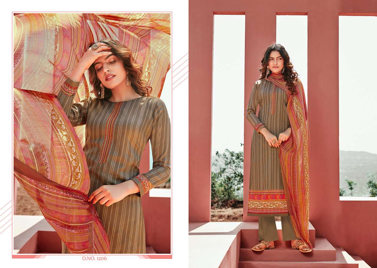 STARDUS BY LAXMIMAYA SILK MILLS 1198 TO 1207 SERIES BEAUTIFUL SUITS STYLISH FANCY COLORFUL PARTY WEAR & OCCASIONAL WEAR PURE JAM SILK DIGITAL PRINTED DRESSES AT WHOLESALE PRICE