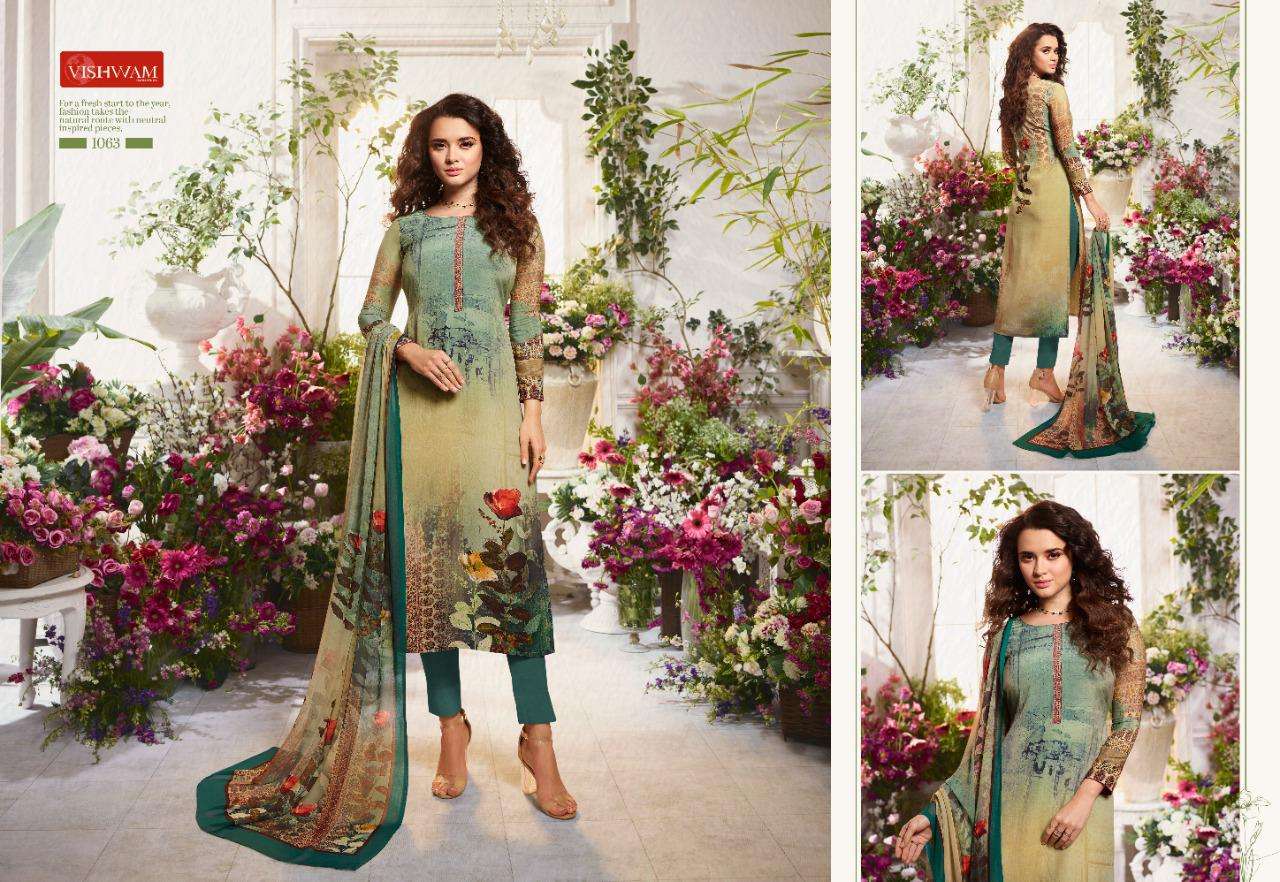CAFE LATTE VOL-7 BY VISHWAM FABRICS 1062 TO 1073 SERIES SUITS BEAUTIFUL FANCY COLORFUL STYLISH PARTY WEAR & OCCASIONAL WEAR CRAPE DIGITAL PRINTED DRESSES AT WHOLESALE PRICE