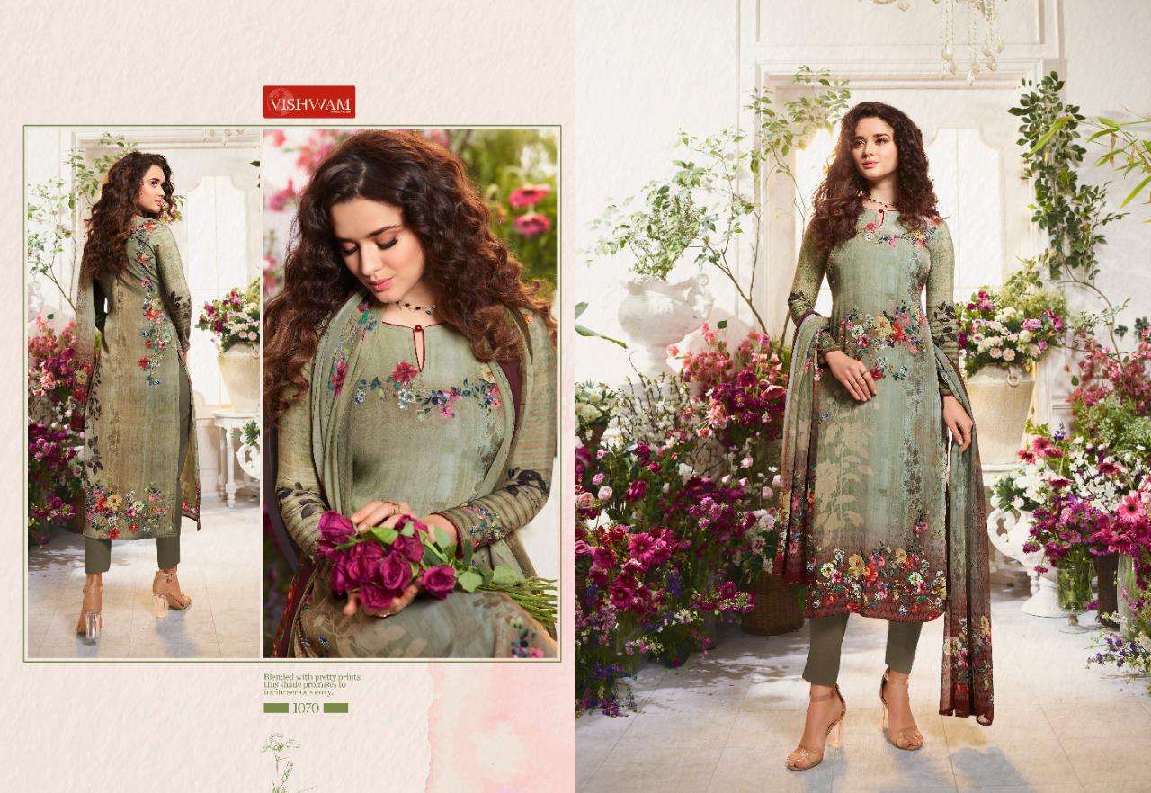 CAFE LATTE VOL-7 BY VISHWAM FABRICS 1062 TO 1073 SERIES SUITS BEAUTIFUL FANCY COLORFUL STYLISH PARTY WEAR & OCCASIONAL WEAR CRAPE DIGITAL PRINTED DRESSES AT WHOLESALE PRICE