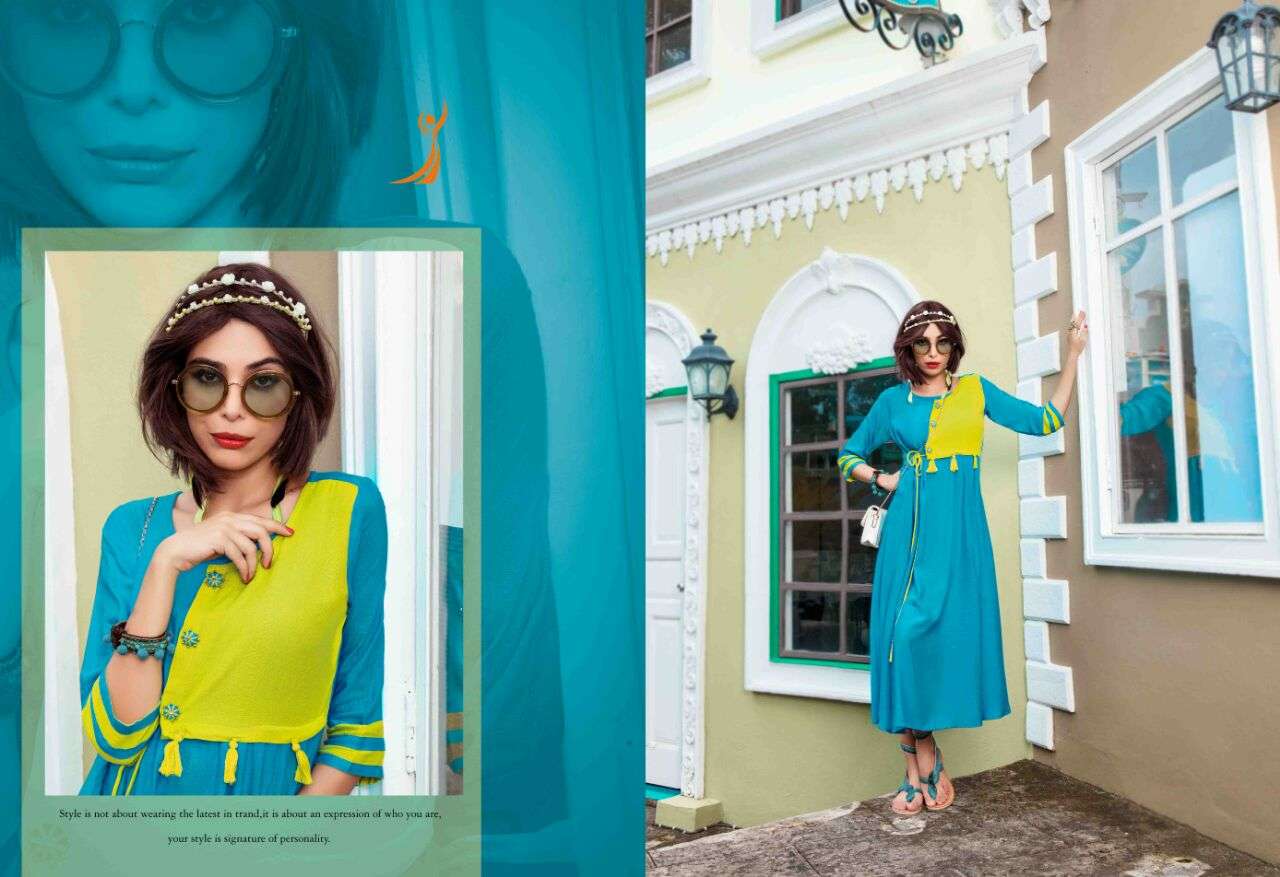 FIRANGI BY PEEHU 01 TO 08 SERIES BEAUTIFUL COLORFUL STYLISH FANCY CASUAL WEAR & READY TO WEAR RAYON PRINTED KURTIS AT WHOLESALE PRICE