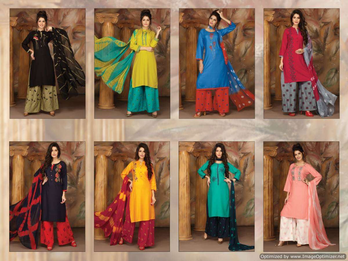 TADKA BY THE ETHNIC STUDIO 1001 TO 1008 SERIES BEAUTIFUL SUITS STYLISH FANCY COLORFUL PARTY WEAR & ETHNIC WEAR HEAVY RAYON WITH EMBROIDERY DRESSES AT WHOLESALE PRICE