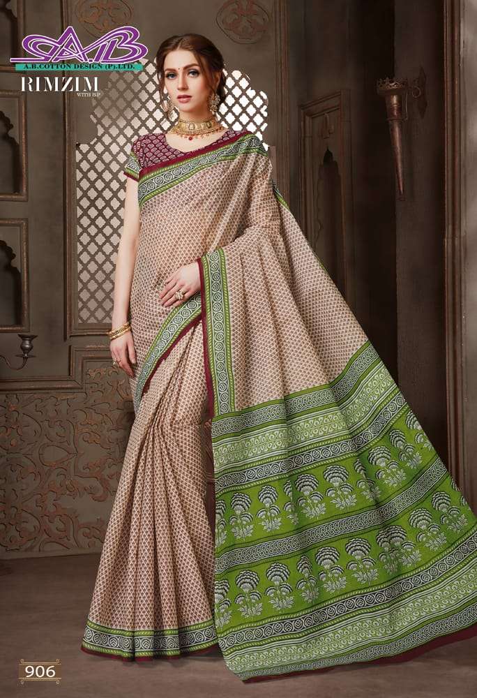 RIMZIM BY A.B FASHION 900 TO 913 SERIES INDIAN TRADITIONAL WEAR COLLECTION BEAUTIFUL STYLISH FANCY COLORFUL PARTY WEAR & OCCASIONAL WEAR MUL MUL PRINTED SAREES AT WHOLESALE PRICE