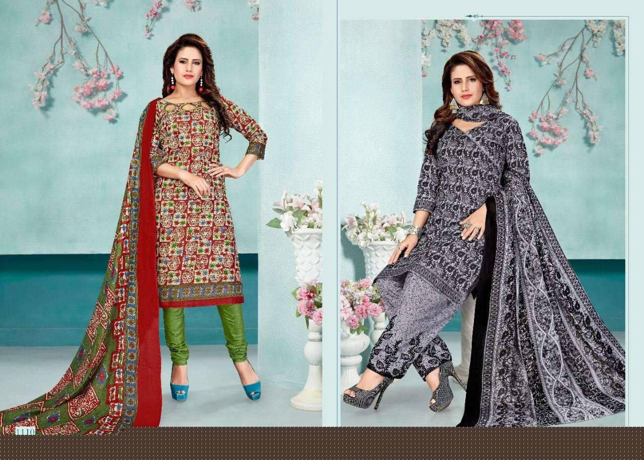 HEENA VOL-11 BY COTTON PLUS 1101 TO 1112 SERIES INDIAN TRADITIONAL WEAR COLLECTION BEAUTIFUL STYLISH FANCY COLORFUL PARTY WEAR & OCCASIONAL WEAR COTTON PRINTED DRESSES AT WHOLESALE PRICE