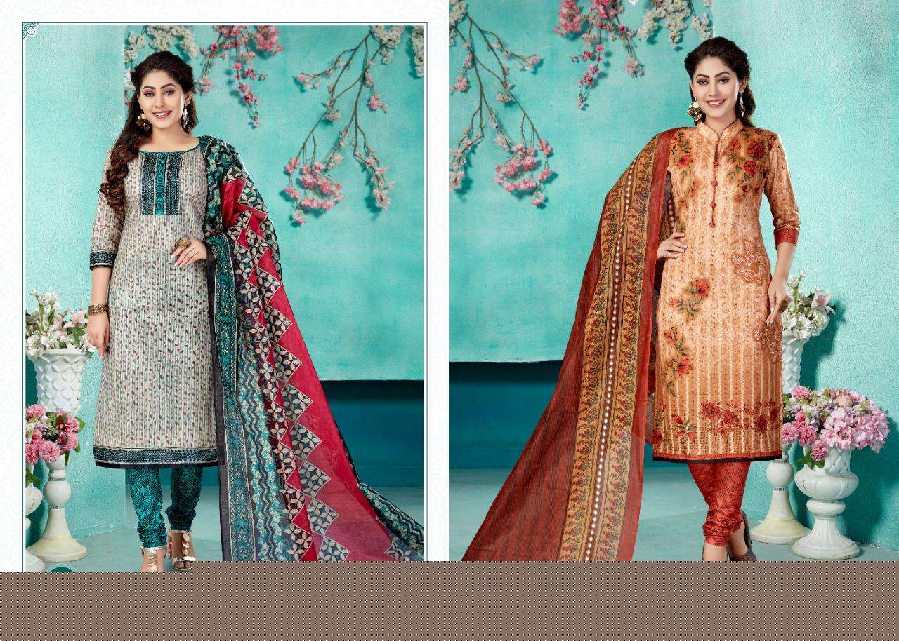 TARA VOL-27 BY COTTON PLUS 1001 TO 1016 SERIES INDIAN TRADITIONAL WEAR COLLECTION BEAUTIFUL STYLISH FANCY COLORFUL PARTY WEAR & OCCASIONAL WEAR PURE COTTON PRINTED DRESSES AT WHOLESALE PRICE