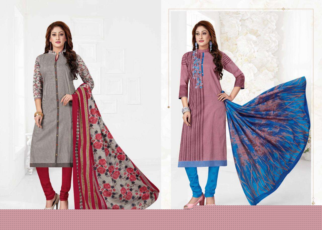 TARA VOL-25 BY COTTON PLUS 2501 TO 2516 SERIES INDIAN TRADITIONAL WEAR COLLECTION BEAUTIFUL STYLISH FANCY COLORFUL PARTY WEAR & OCCASIONAL WEAR PURE COTTON PRINTED DRESSES AT WHOLESALE PRICE
