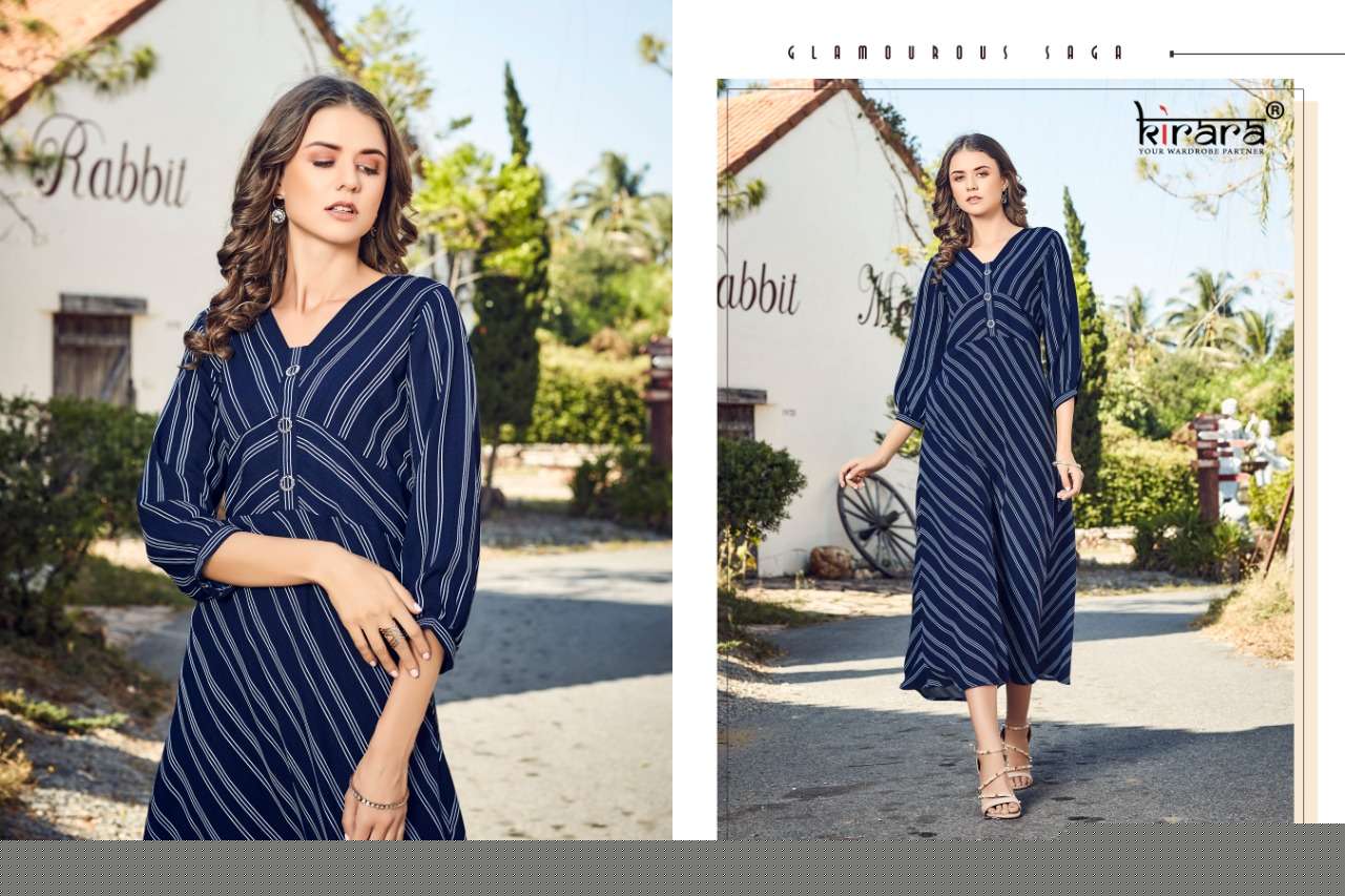 BERLIN BY KIRARA 2192 TO 2199 SERIES DESIGNER STYLISH FANCY COLORFUL CASUAL WEAR & ETHNIC WEAR INBOX PRINTED KURTIS AT WHOLESALE PRICE
