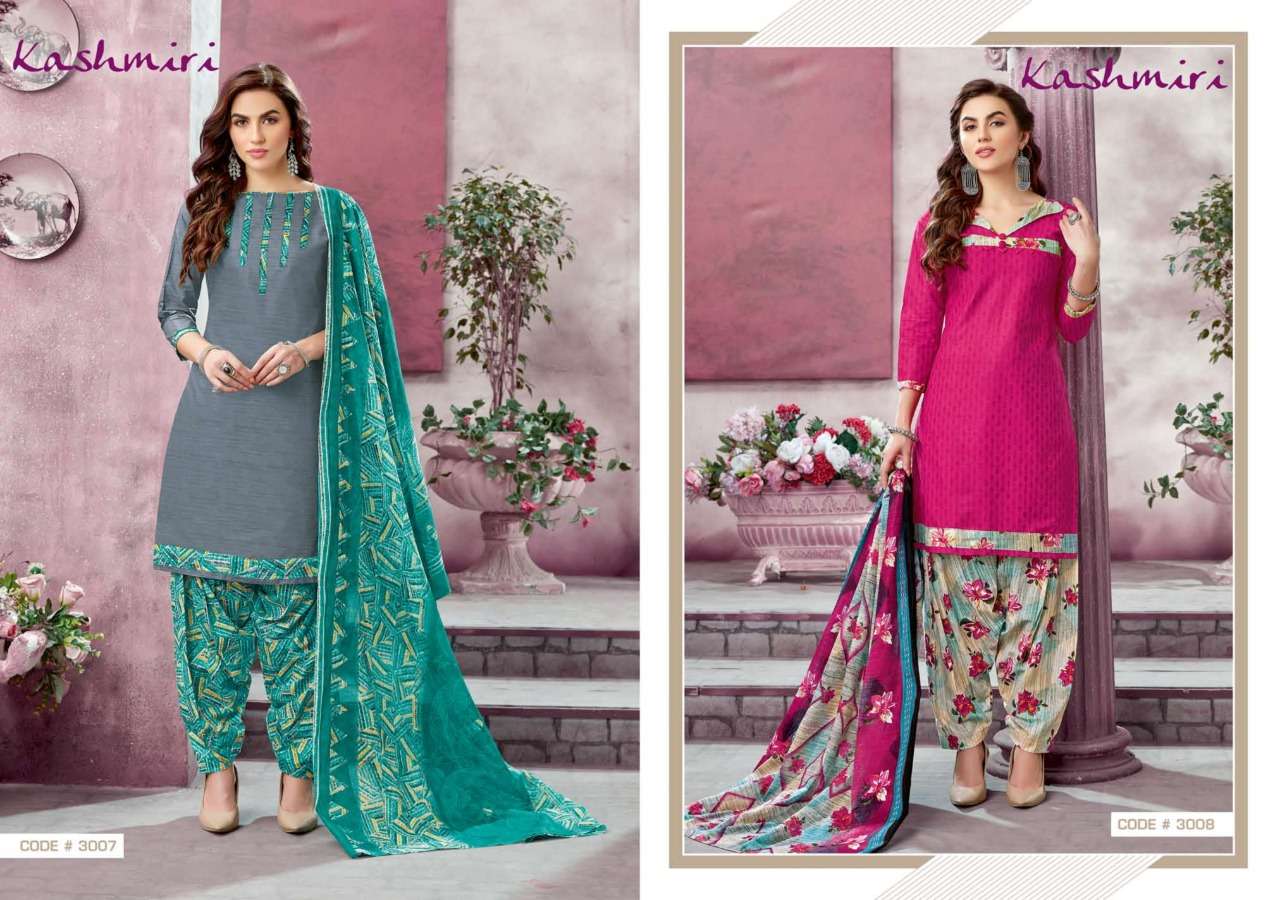 KASHMIRI VOL-3 BY GANESHA 3006 TO 3017 SERIES DESIGNER PATIYALA SUITS BEAUTIFUL FANCY COLORFUL STYLISH PARTY WEAR & ETHNIC WEAR FANCY PRINTED DRESSES AT WHOLESALE PRICE
