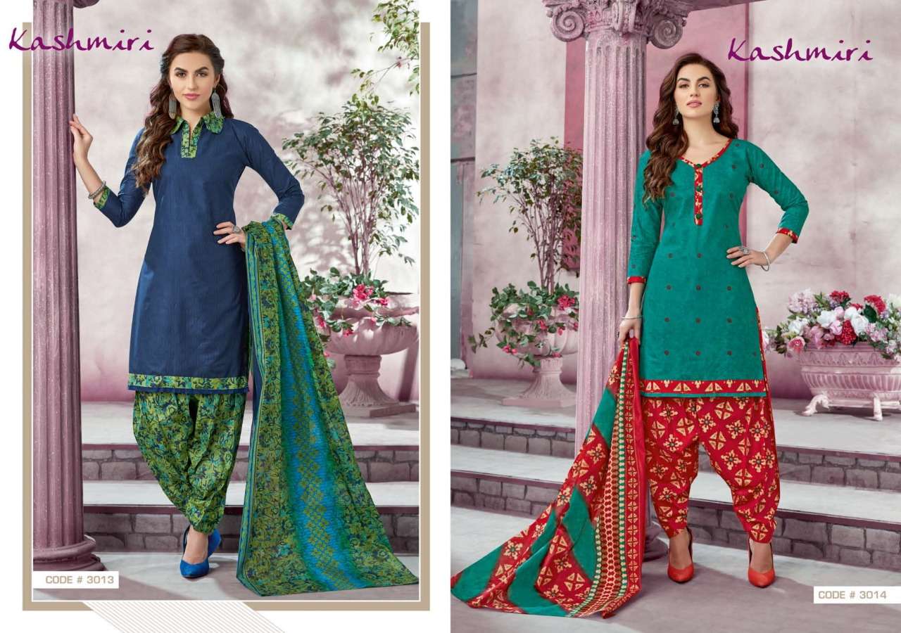 KASHMIRI VOL-3 BY GANESHA 3006 TO 3017 SERIES DESIGNER PATIYALA SUITS BEAUTIFUL FANCY COLORFUL STYLISH PARTY WEAR & ETHNIC WEAR FANCY PRINTED DRESSES AT WHOLESALE PRICE