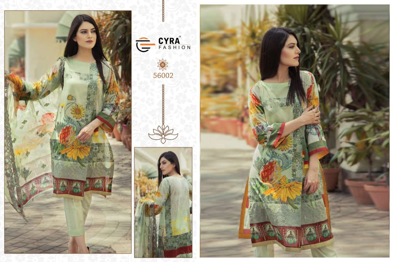 ANABIA BY CYRA FASHION 56001 TO 56006 SERIES BEAUTIFUL PAKISTANI SUITS COLORFUL STYLISH FANCY CASUAL WEAR & ETHNIC WEAR JAM COTTON WITH EMBROIDERY DRESSES AT WHOLESALE PRICE