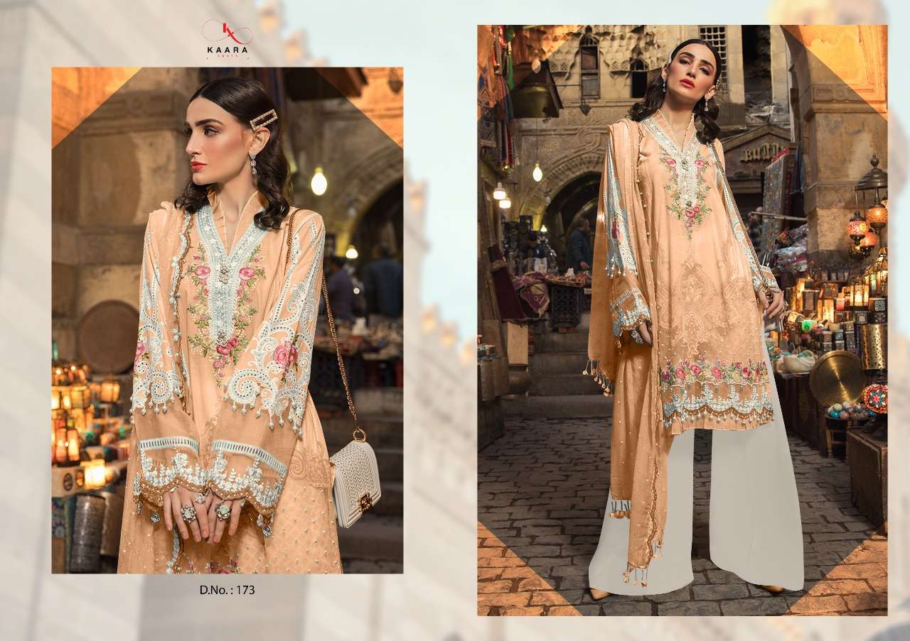 MARIYA.B LAWN 20 20 SILVER BY KAARA SUITS 7113 TO 7118 SERIES DESIGNER SHARARA SUITS BEAUTIFUL STYLISH FANCY COLORFUL PARTY WEAR & OCCASIONAL WEAR PURE COTTON DRESSES AT WHOLESALE PRICE