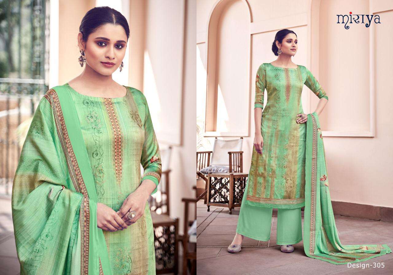 MIRAYA VOL-15 BY AARAV TRENDZ 305 TO 312 SERIES BEAUTIFUL STYLISH SHARARA SUITS FANCY COLORFUL CASUAL WEAR & ETHNIC WEAR & READY TO WEAR PURE JAM SILK SATIN DIGITAL PRINTED DRESSES AT WHOLESALE PRICE