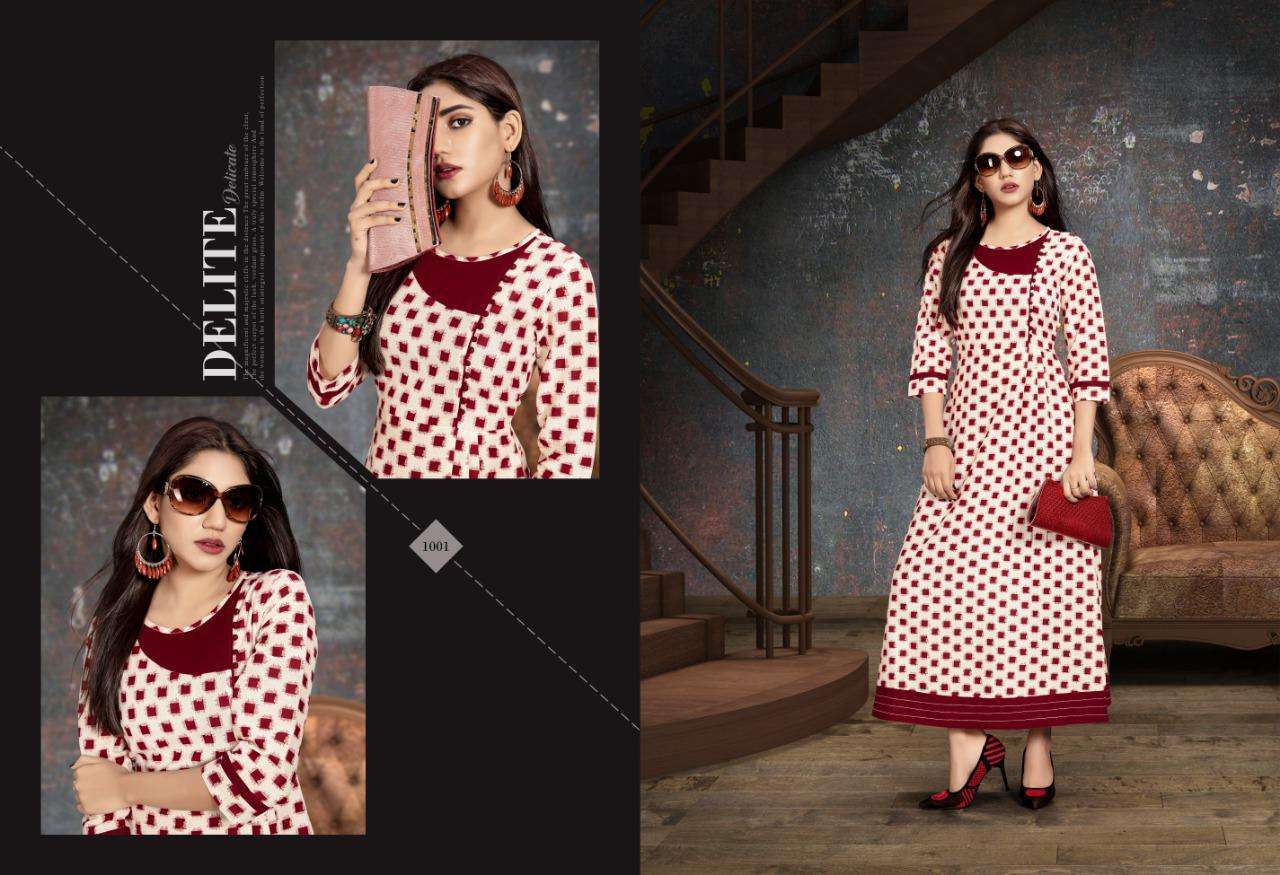 Kavya By Alishka Fashion 1001 To 1008 Series Beautiful Stylish Fancy Colorful Casual Wear & Ethnic Wear & Ready To Wear Tusar Cotton Printed Kurtis At Wholesale Price