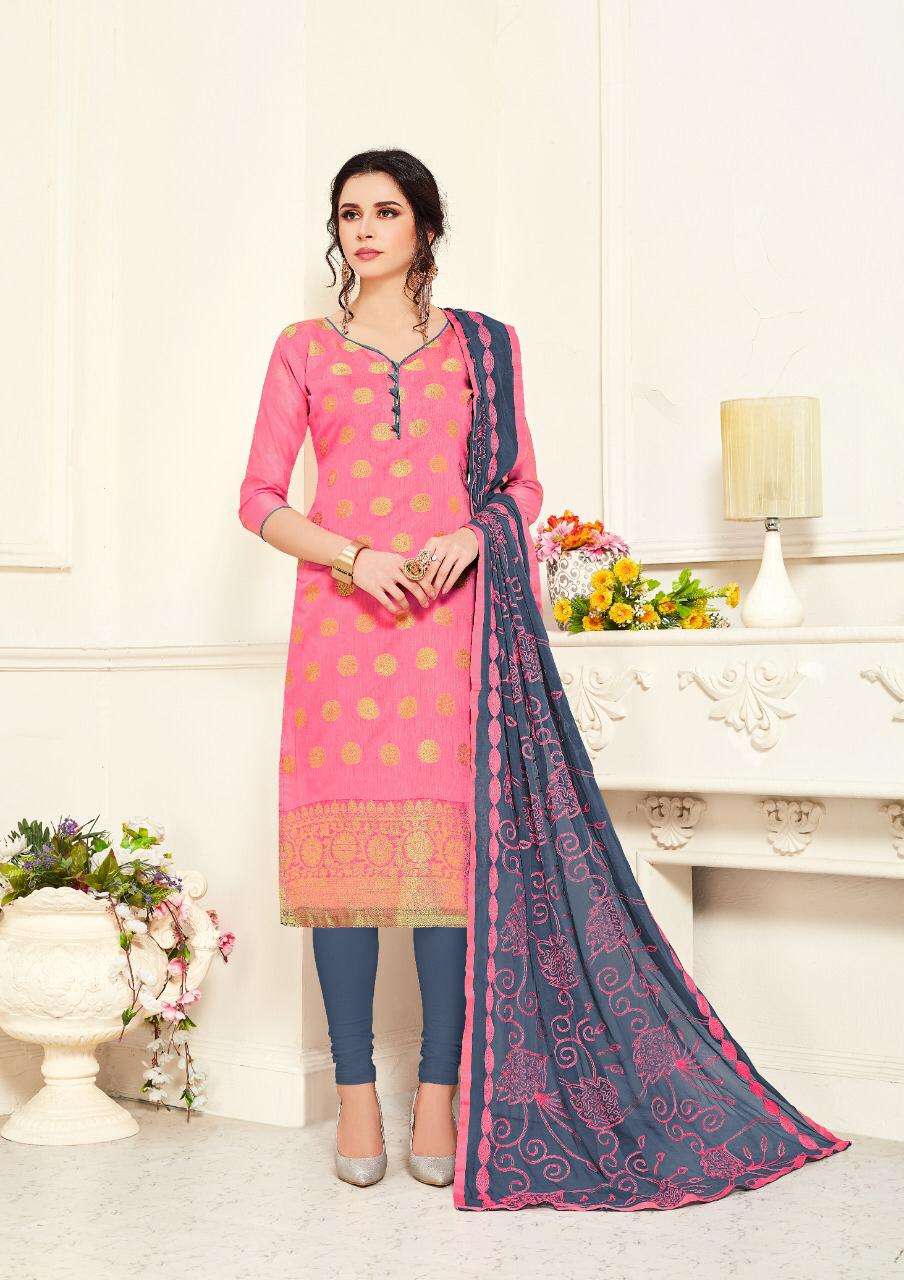 KULFI VOL-3 BY GANGOUR 3001 TO 3012 SERIES BEAUTIFUL SUITS STYLISH FANCY COLORFUL PARTY WEAR & OCCASIONAL WEAR BANARASI PRINTED DRESSES AT WHOLESALE PRICE