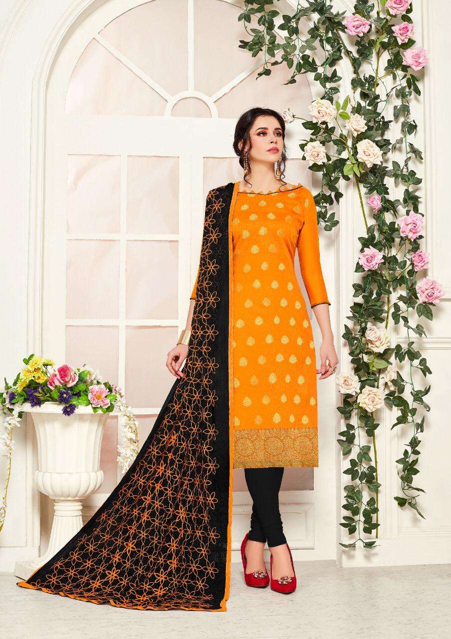KULFI VOL-3 BY GANGOUR 3001 TO 3012 SERIES BEAUTIFUL SUITS STYLISH FANCY COLORFUL PARTY WEAR & OCCASIONAL WEAR BANARASI PRINTED DRESSES AT WHOLESALE PRICE