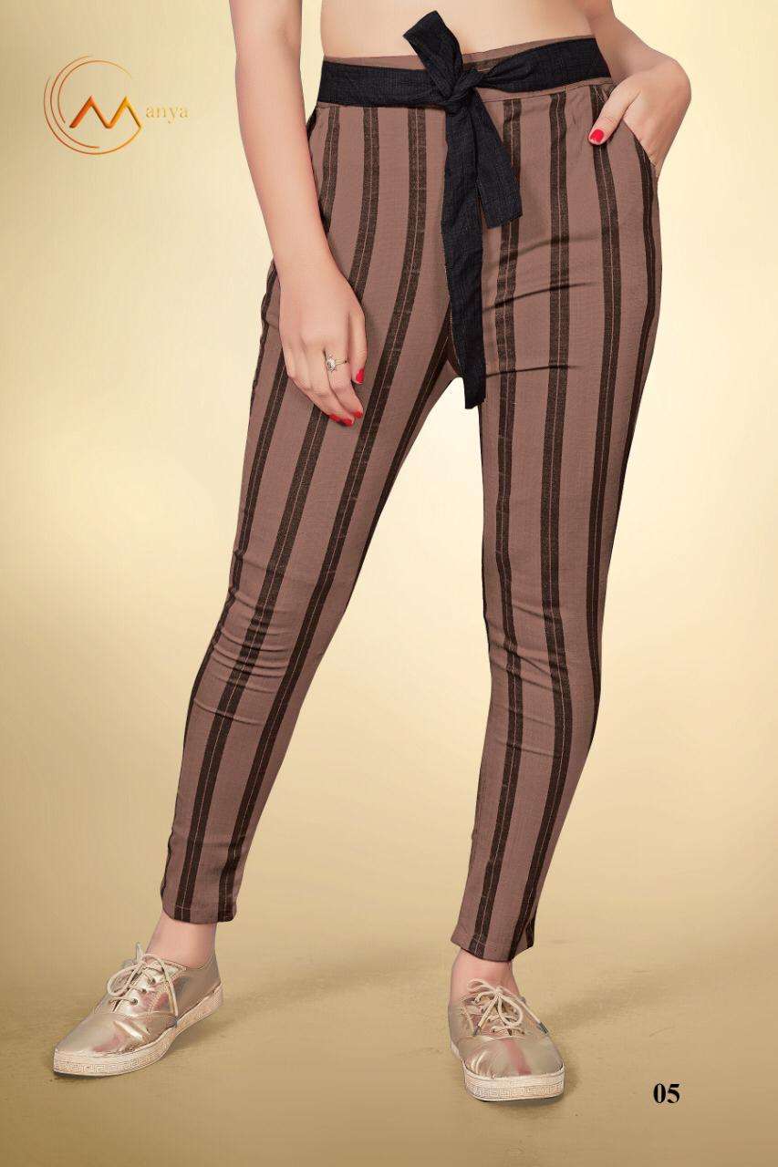 LYCRA BY MANSI FASHION 01 TO 05 SERIES BEAUTIFUL STYLISH FANCY COLORFUL PARTY WEAR & ETHNIC WEAR LYCRA PANTS AT WHOLESALE PRICE
