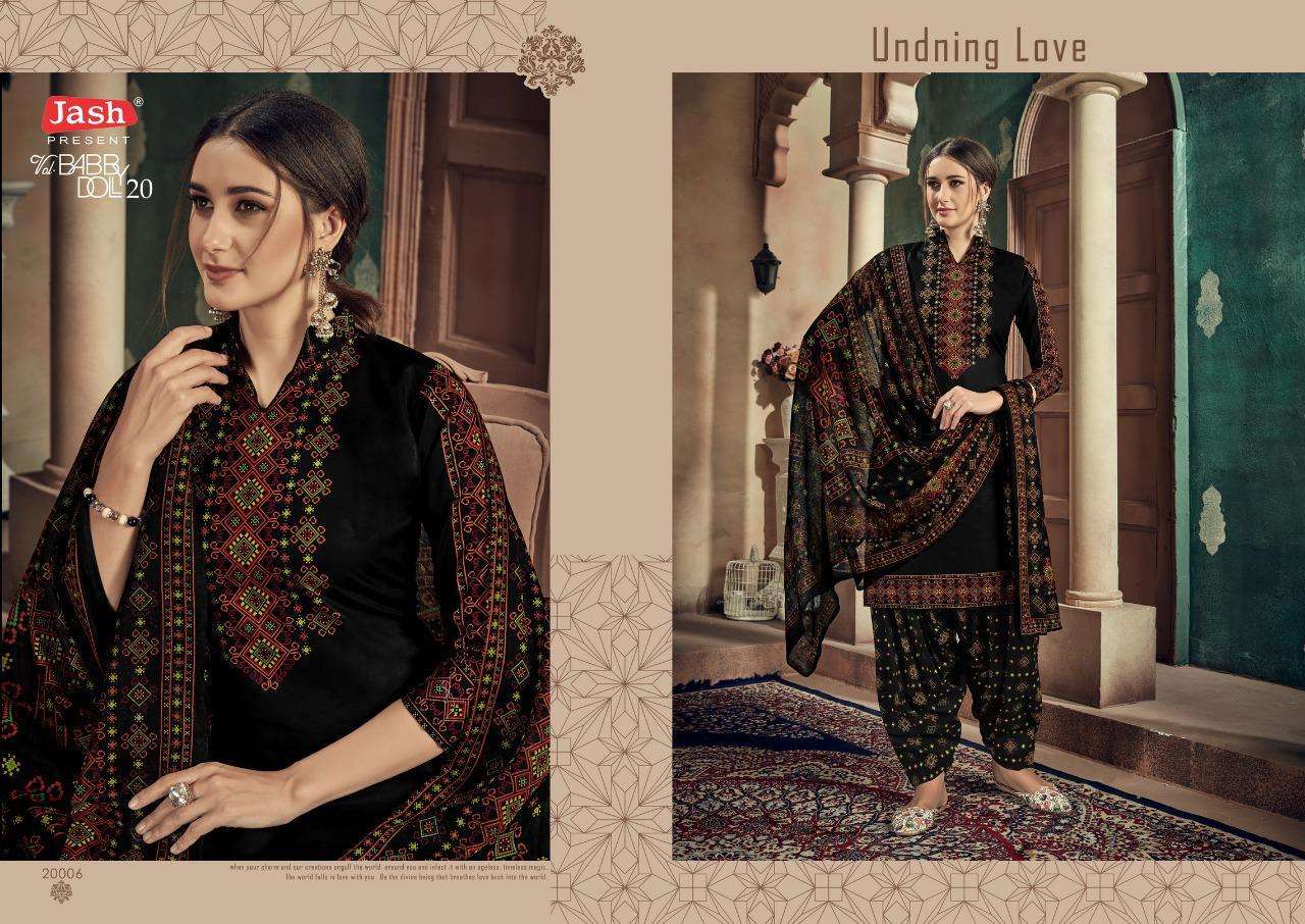 BABBY DOL VOL-20 BY JASH 20001 TO 20012 SERIES BEAUTIFUL STYLISH PATIALA SUITS FANCY COLORFUL CASUAL WEAR & ETHNIC WEAR & READY TO WEAR PURE COTTON PRINTED DRESSES AT WHOLESALE PRICE