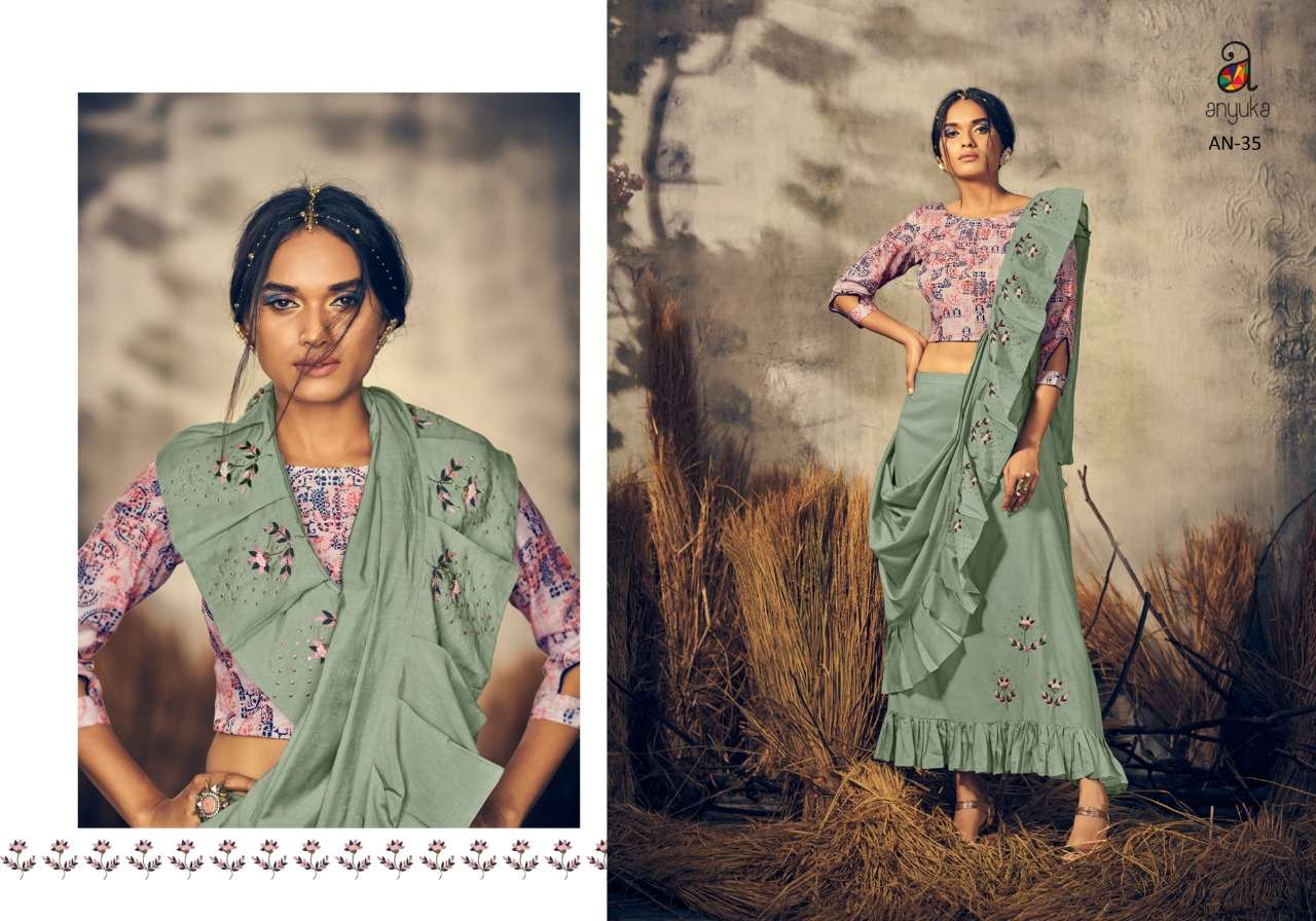 OSHNA BY ANYUKA 34 TO 39 SERIES BEAUTIFUL SUITS COLORFUL STYLISH FANCY CASUAL WEAR & ETHNIC WEAR VISCOSE DRESSES AT WHOLESALE PRICE