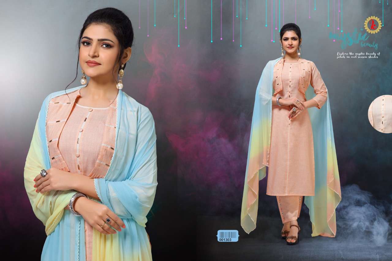PASTEL BY KARNIKA 1301 TO 1306 SERIES BEAUTIFUL SUITS STYLISH FANCY COLORFUL PARTY WEAR & ETHNIC WEAR COTTON WHITE ROSE DRESSES AT WHOLESALE PRICE
