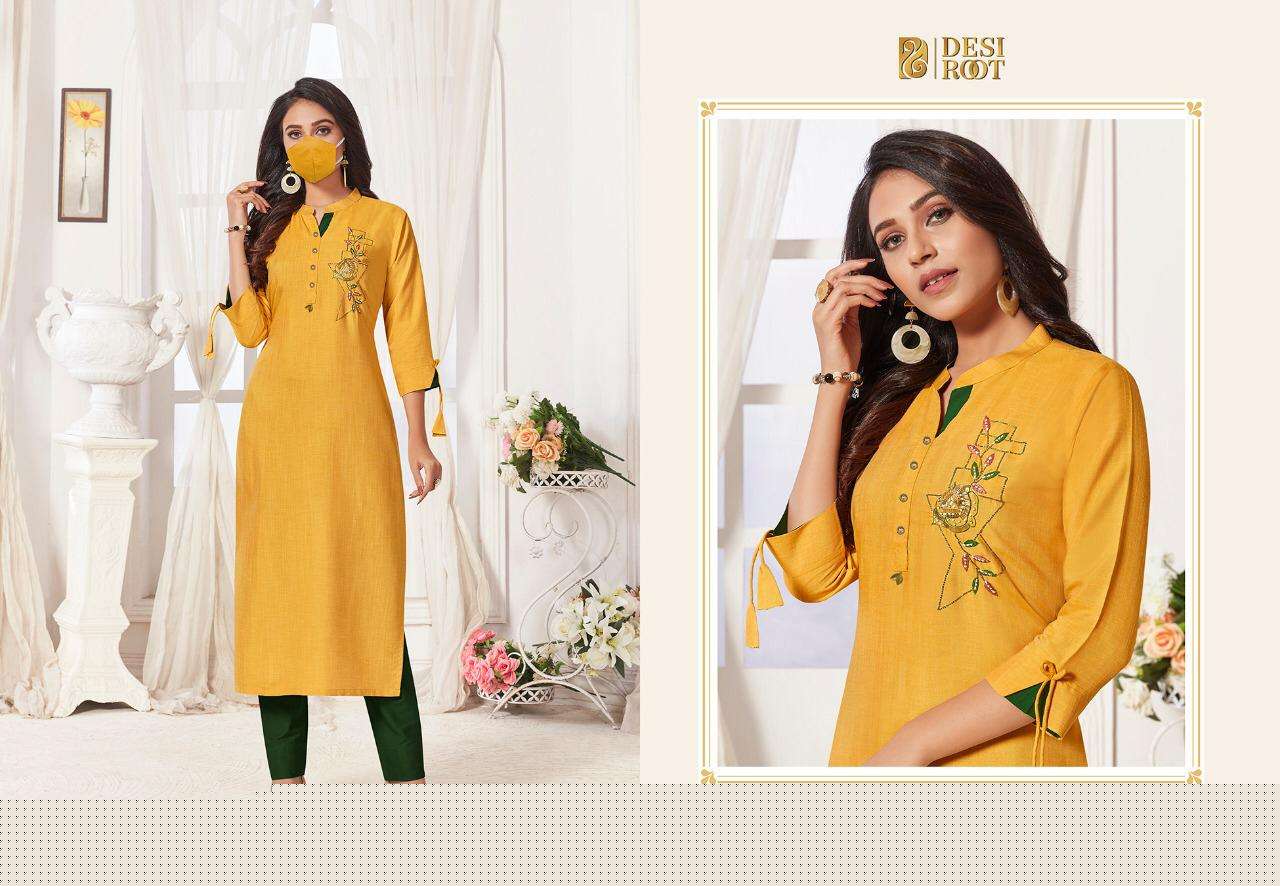 FEMISTA BY DESI ROOT 1001 TO 1008 SERIES BEAUTIFUL COLORFUL STYLISH FANCY CASUAL WEAR & ETHNIC WEAR & READY TO WEAR LAFER LINEN PRINTED KURTIS AT WHOLESALE PRICE