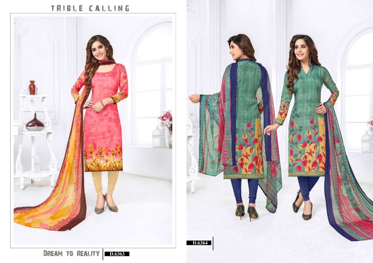 VIVID PRO BY VISHNU PRINTS 6361 TO 6372 SERIES BEAUTIFUL SUITS STYLISH FANCY COLORFUL PARTY WEAR & ETHNIC WEAR FRENCH PRINTED DRESSES AT WHOLESALE PRICE