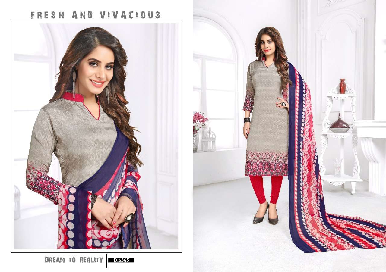 VIVID PRO BY VISHNU PRINTS 6361 TO 6372 SERIES BEAUTIFUL SUITS STYLISH FANCY COLORFUL PARTY WEAR & ETHNIC WEAR FRENCH PRINTED DRESSES AT WHOLESALE PRICE