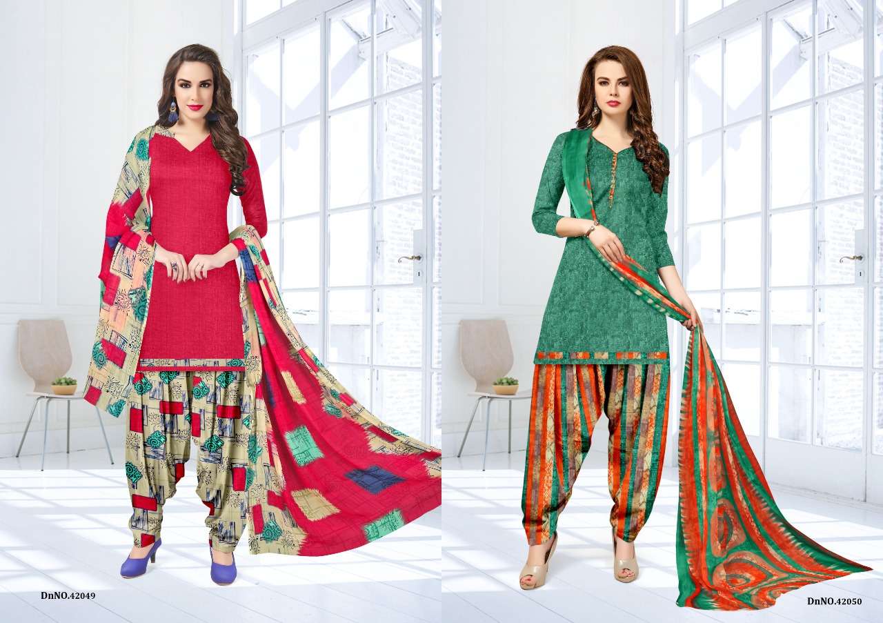 SILK AND SHINE BY VISHNU PRINTS 42049 TO 42060 SERIES BEAUTIFUL SUITS STYLISH FANCY COLORFUL PARTY WEAR & ETHNIC WEAR GLAZE COTTON PRINTED DRESSES AT WHOLESALE PRICE
