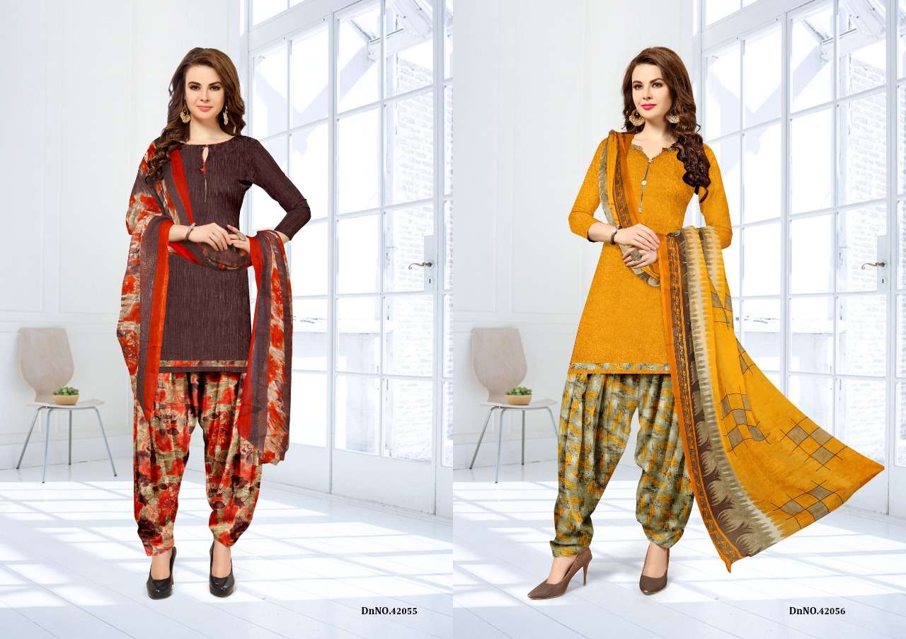 SILK AND SHINE BY VISHNU PRINTS 42049 TO 42060 SERIES BEAUTIFUL SUITS STYLISH FANCY COLORFUL PARTY WEAR & ETHNIC WEAR GLAZE COTTON PRINTED DRESSES AT WHOLESALE PRICE