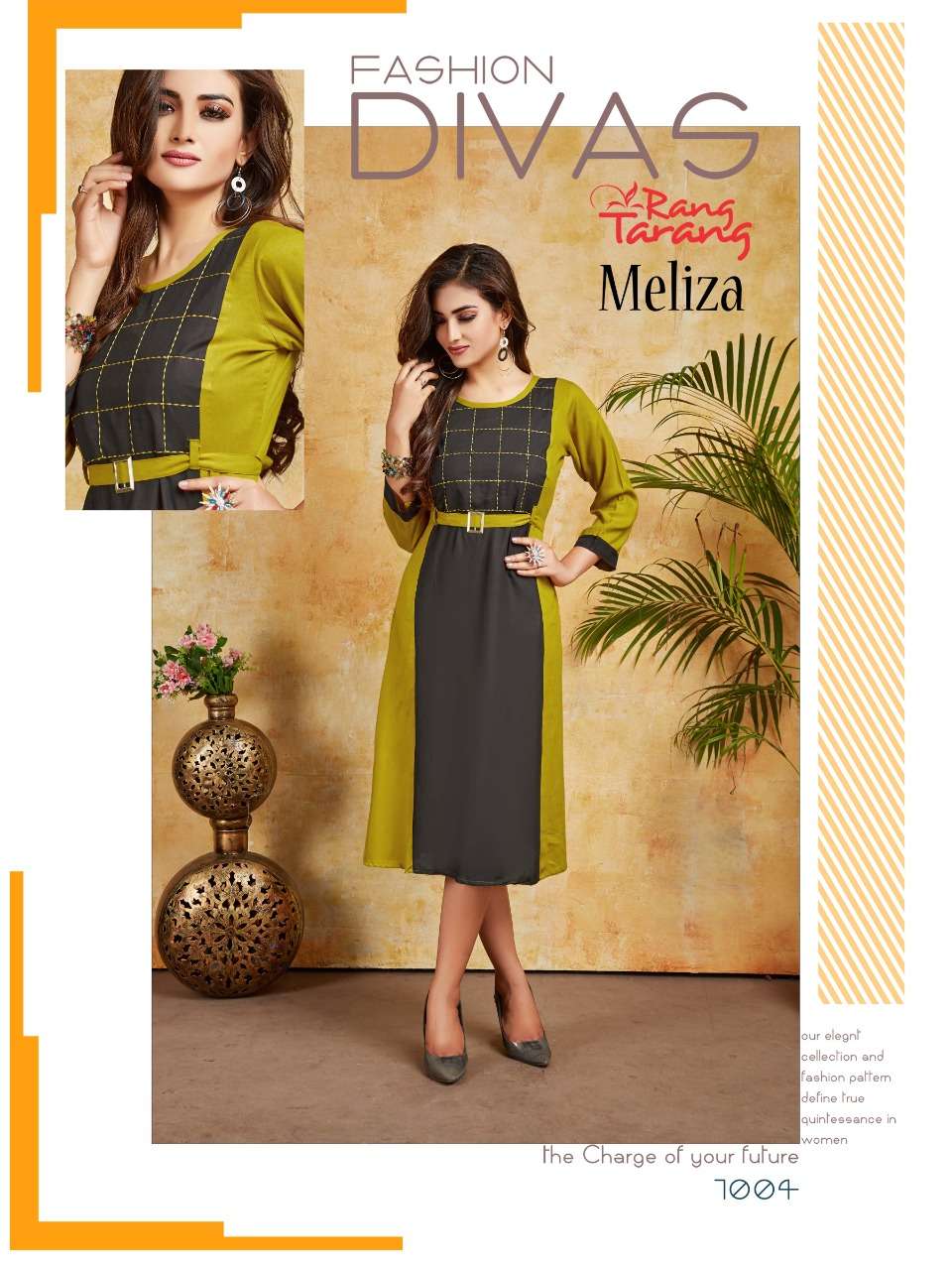 MELIZA BY RANG TARANG 1001 TO 1008 SERIES BEAUTIFUL STYLISH FANCY COLORFUL CASUAL WEAR & ETHNIC WEAR HEAVY RAYON KURTIS AT WHOLESALE PRICE