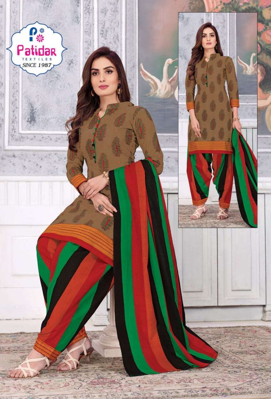 FIZA VOL-6 BY PATIDAR TEXTILE 6001 TO 6012 SERIES BEAUTIFUL SUITS STYLISH FANCY COLORFUL PARTY WEAR & ETHNIC WEAR COTTON PRINTED DRESSES AT WHOLESALE PRICE