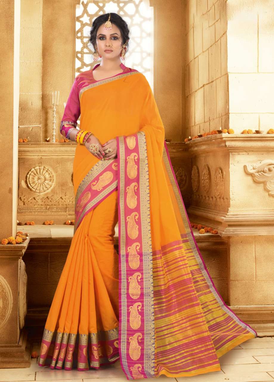 KOLKATA HANDLOOM BY SANGAM PRINTS 1001 TO 1008 SERIES INDIAN TRADITIONAL WEAR COLLECTION BEAUTIFUL STYLISH FANCY COLORFUL PARTY WEAR & OCCASIONAL WEAR KHADI SILK SAREES AT WHOLESALE PRICE