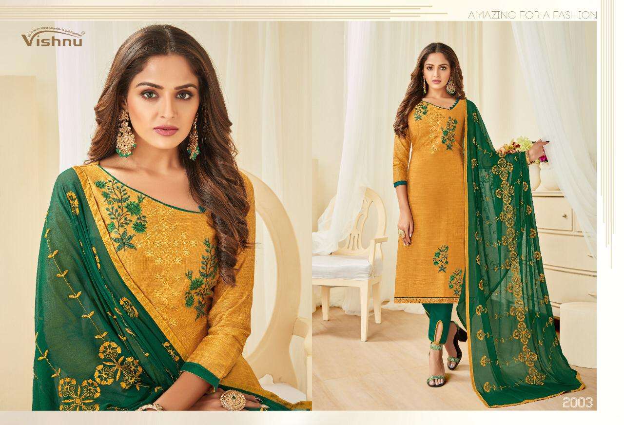 JIM JIM VOL-2 BY VISHNU PRINTS 2001 TO 2012 SERIES BEAUTIFUL SUITS STYLISH FANCY COLORFUL PARTY WEAR & ETHNIC WEAR POLY COTTON PRINTED DRESSES AT WHOLESALE PRICE