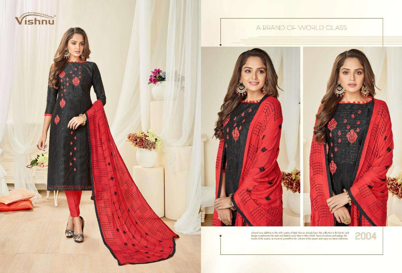 JIM JIM VOL-2 BY VISHNU PRINTS 2001 TO 2012 SERIES BEAUTIFUL SUITS STYLISH FANCY COLORFUL PARTY WEAR & ETHNIC WEAR POLY COTTON PRINTED DRESSES AT WHOLESALE PRICE