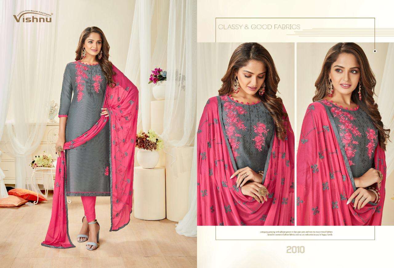 JIM JIM VOL-2 BY VISHNU PRINTS 2001 TO 2012 SERIES BEAUTIFUL SUITS STYLISH FANCY COLORFUL PARTY WEAR & ETHNIC WEAR POLY COTTON PRINTED DRESSES AT WHOLESALE PRICE