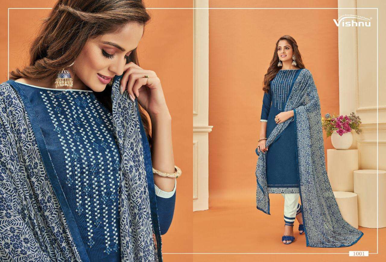 MALAIKA VOL-3 BY VISHNU PRINTS 1001 TO 1012 SERIES BEAUTIFUL SUITS STYLISH FANCY COLORFUL PARTY WEAR & ETHNIC WEAR POLY COTTON PRINTED DRESSES AT WHOLESALE PRICE