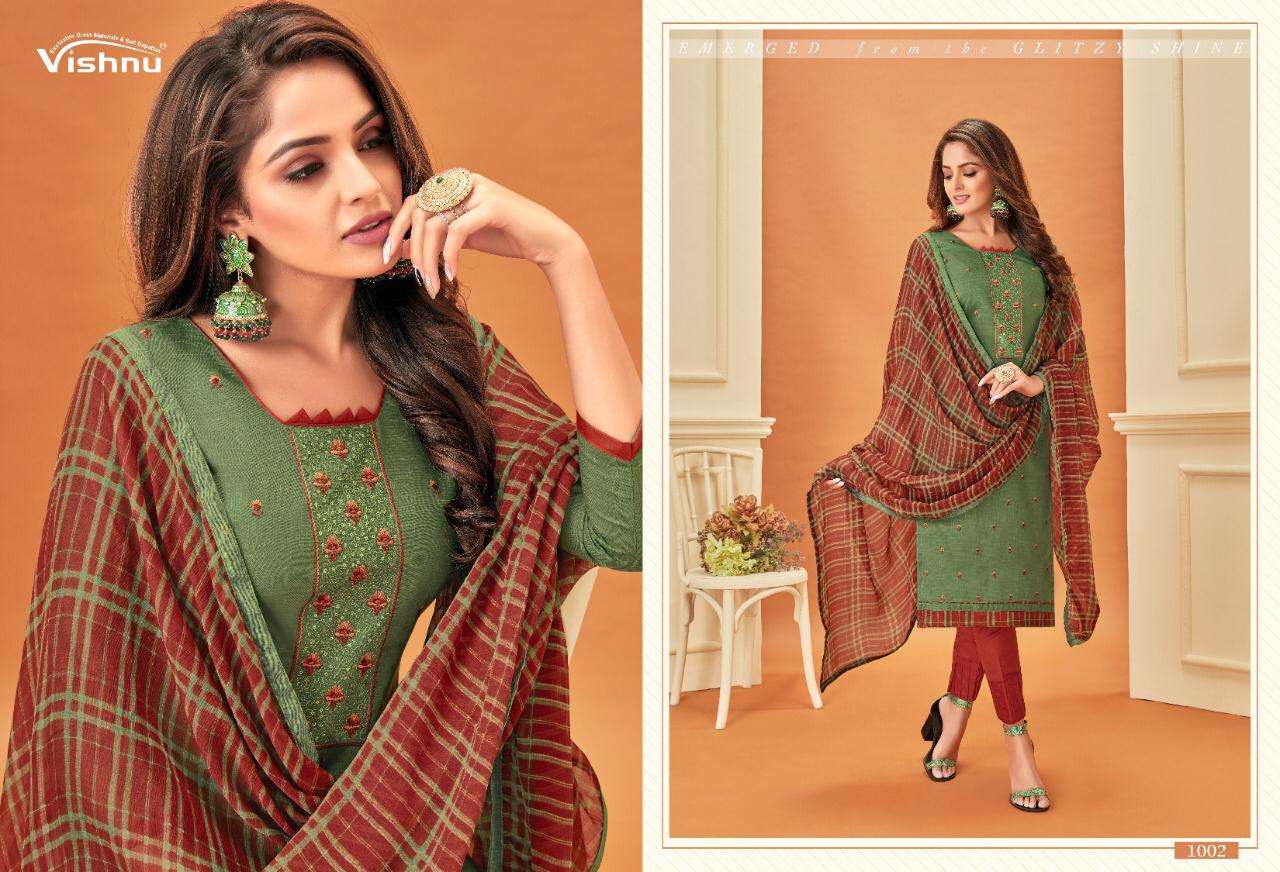 MALAIKA VOL-3 BY VISHNU PRINTS 1001 TO 1012 SERIES BEAUTIFUL SUITS STYLISH FANCY COLORFUL PARTY WEAR & ETHNIC WEAR POLY COTTON PRINTED DRESSES AT WHOLESALE PRICE