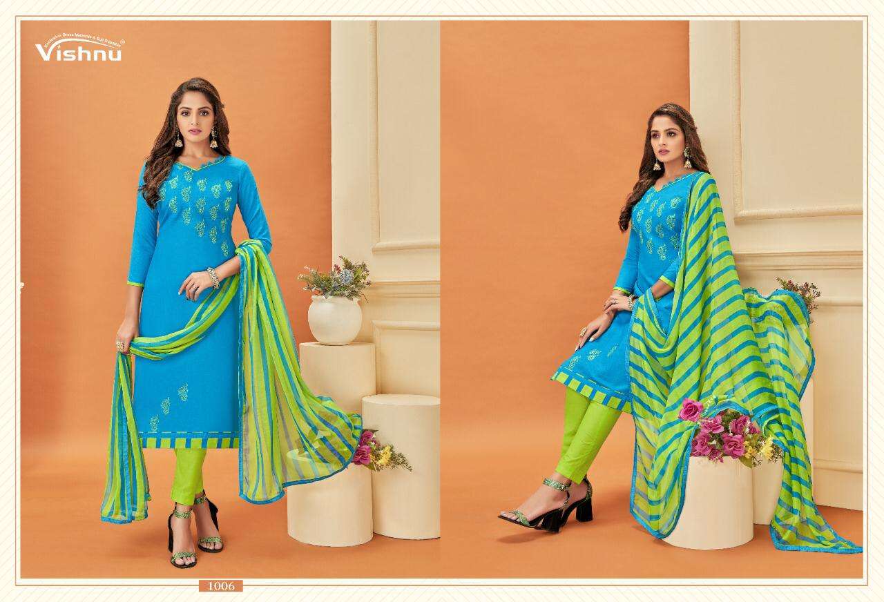 MALAIKA VOL-3 BY VISHNU PRINTS 1001 TO 1012 SERIES BEAUTIFUL SUITS STYLISH FANCY COLORFUL PARTY WEAR & ETHNIC WEAR POLY COTTON PRINTED DRESSES AT WHOLESALE PRICE