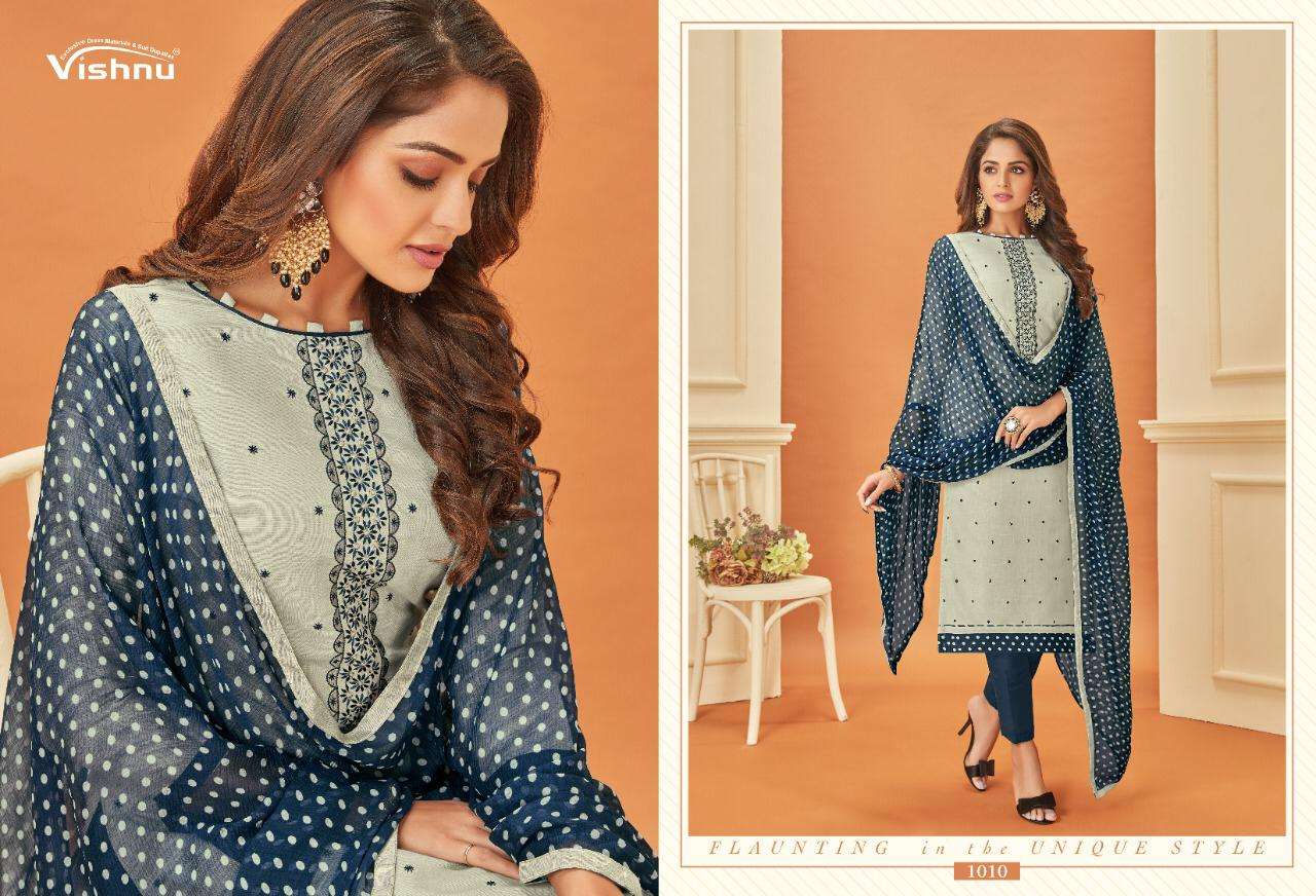 MALAIKA VOL-3 BY VISHNU PRINTS 1001 TO 1012 SERIES BEAUTIFUL SUITS STYLISH FANCY COLORFUL PARTY WEAR & ETHNIC WEAR POLY COTTON PRINTED DRESSES AT WHOLESALE PRICE