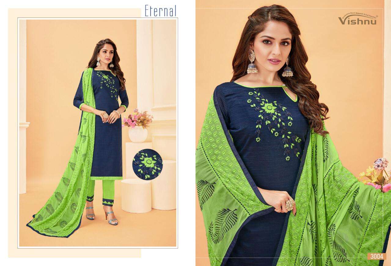 NOUREEN VOL-8 BY VISHNU PRINTS 3001 TO 3012 SERIES BEAUTIFUL SUITS STYLISH FANCY COLORFUL PARTY WEAR & ETHNIC WEAR POLY COTTON PRINTED DRESSES AT WHOLESALE PRICE