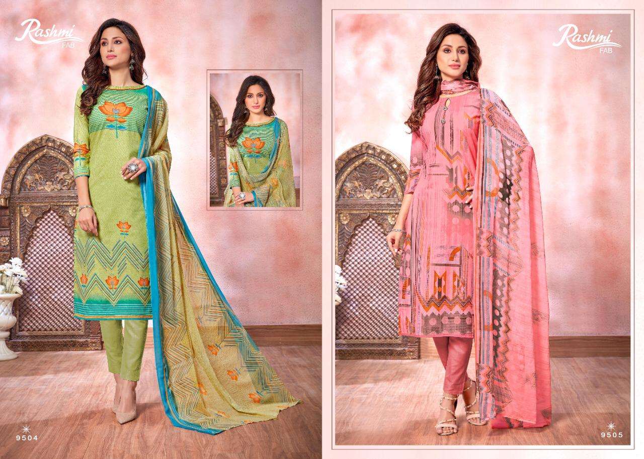 SAFINA VOL-6 BY RAMSHI FAB 9501 TO 9510 SERIES BEAUTIFUL SUITS STYLISH FANCY COLORFUL PARTY WEAR & ETHNIC WEAR CAMBRIC PRINTED DRESSES AT WHOLESALE PRICE