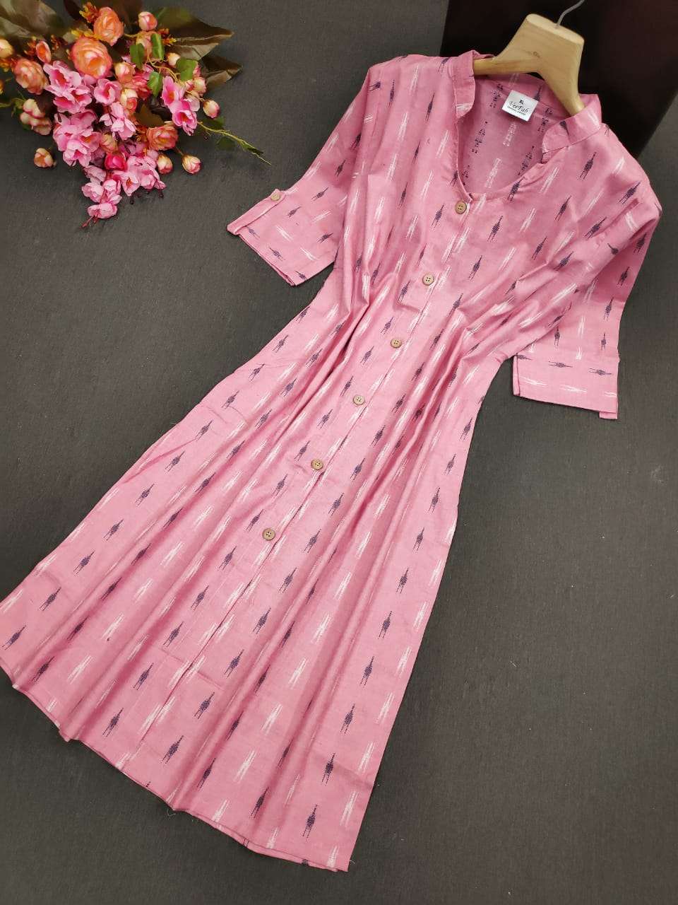 SHRUG BY VEE FAB 01 TO 06 SERIES STYLISH FANCY BEAUTIFUL COLORFUL CASUAL WEAR & ETHNIC WEAR HANDLOOM COTTON PRINTED KURTIS AT WHOLESALE PRICE