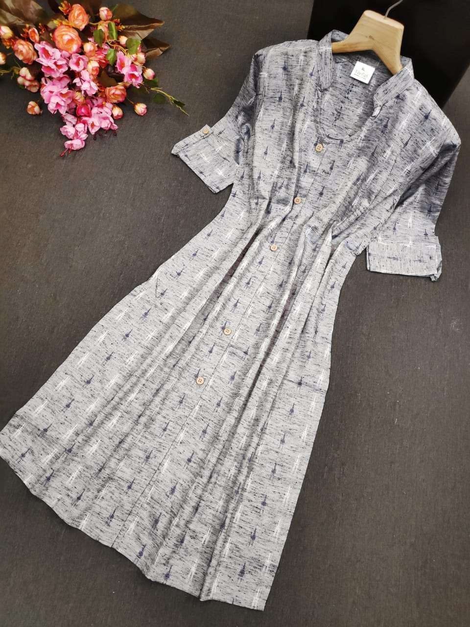 SHRUG BY VEE FAB 01 TO 06 SERIES STYLISH FANCY BEAUTIFUL COLORFUL CASUAL WEAR & ETHNIC WEAR HANDLOOM COTTON PRINTED KURTIS AT WHOLESALE PRICE