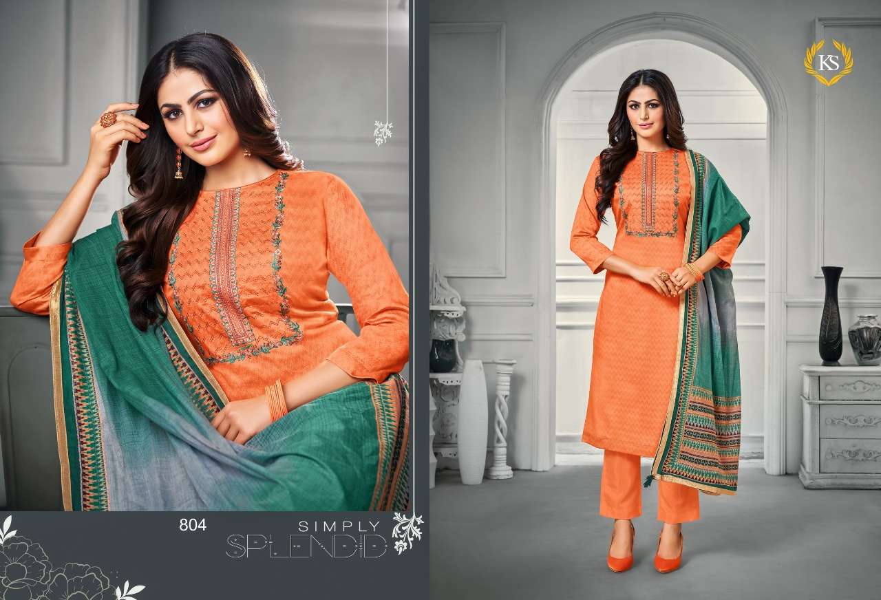 DESI KUDI BY KAPURIYA STYLE 801 TO 807 SERIES BEAUTIFUL SUITS STYLISH FANCY COLORFUL PARTY WEAR & OCCASIONAL WEAR JAM SATIN PRINTED WITH EMBROIDERY DRESSES AT WHOLESALE PRICE