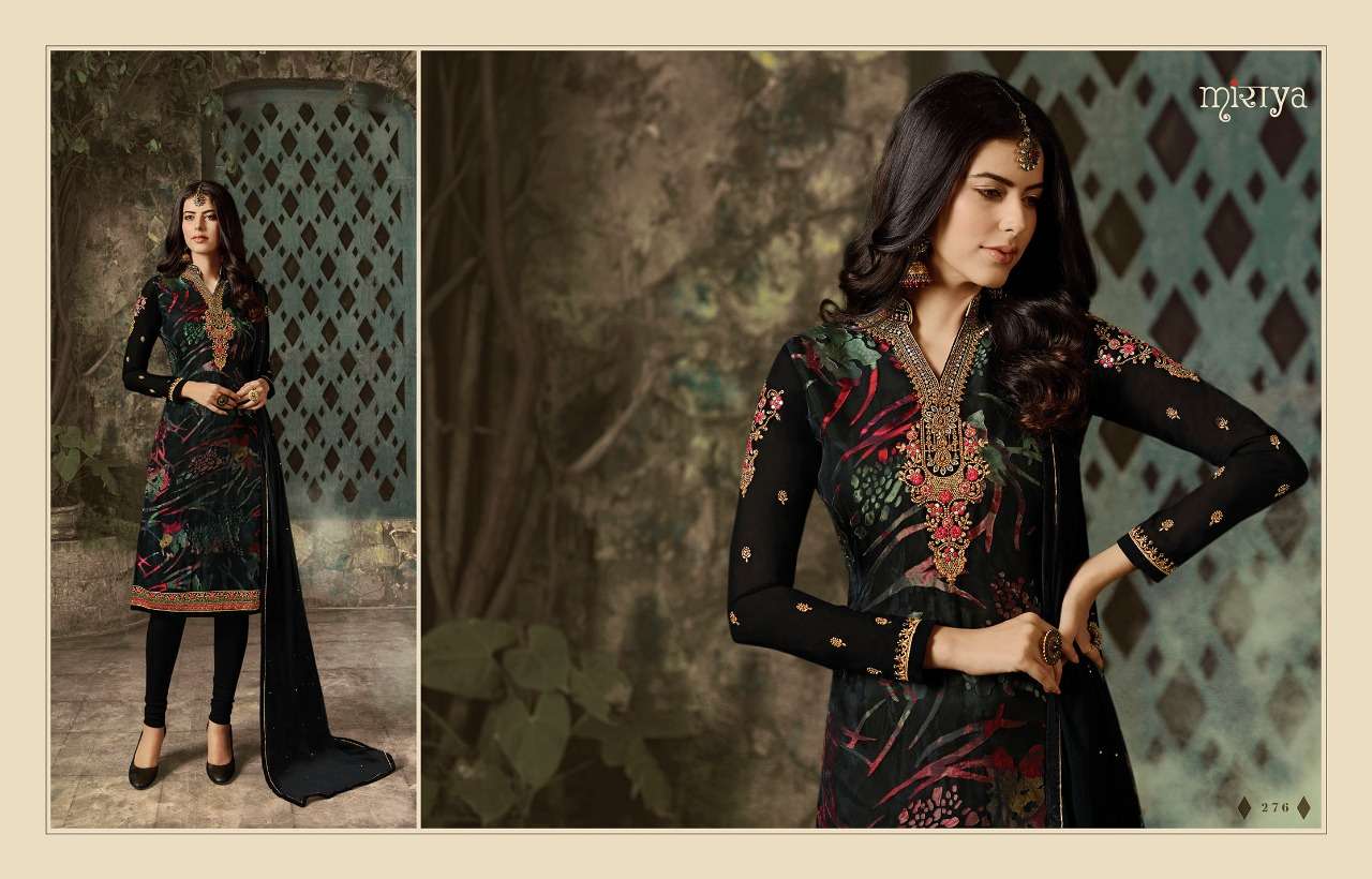 MIRAYA VOL-10 BY AARAV TRENDZ 275 TO 281 SERIES DESIGNER PATIYALA SUITS COLLECTION BEAUTIFUL STYLISH FANCY COLORFUL PARTY WEAR & ETHNIC WEAR DIGITAL PRINTED BRASSO EMBROIDERY DRESSES AT WHOLESALE PRICE