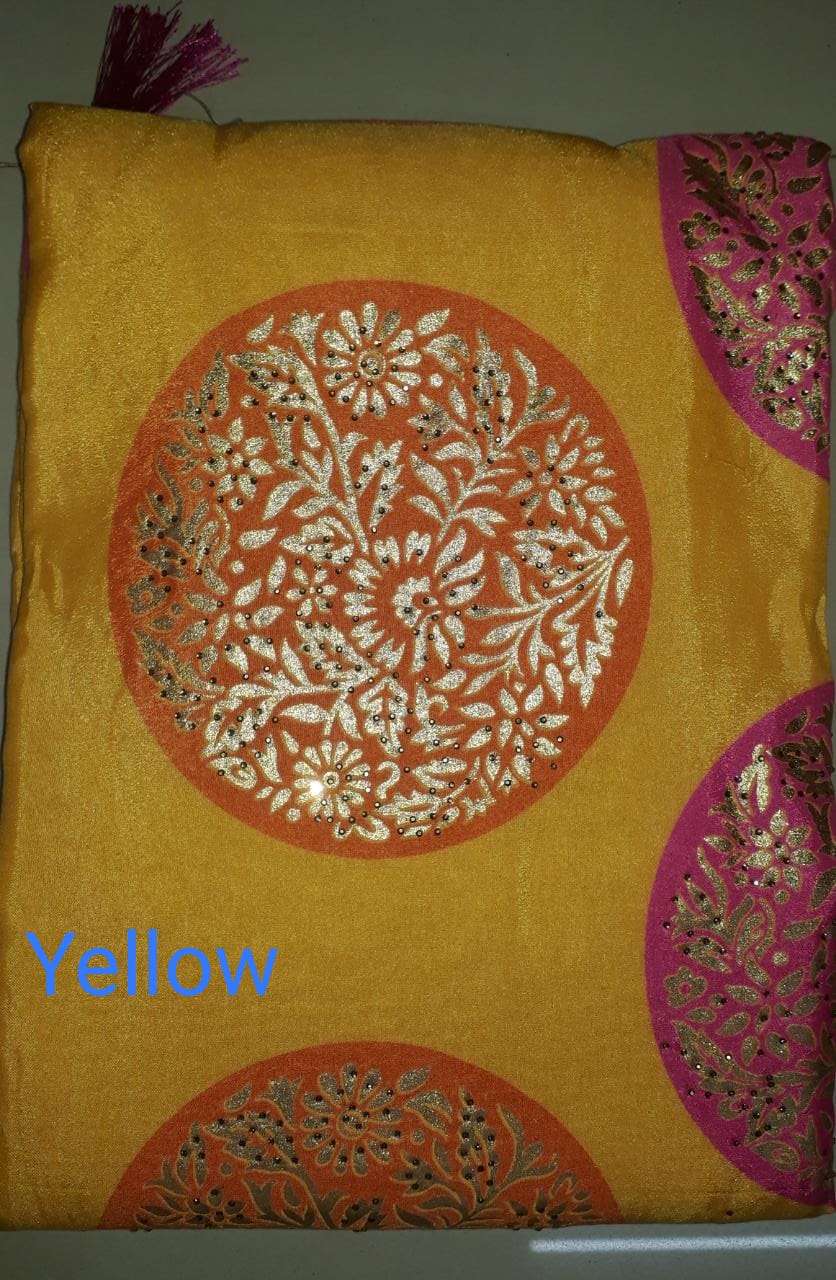 SONCHIRIYA VOl-2 BY FASHID WHOLESALE 201 TO 204 SERIES INDIAN TRADITIONAL WEAR COLLECTION BEAUTIFUL STYLISH FANCY COLORFUL PARTY WEAR & OCCASIONAL WEAR DOLA SILK WITH HAND PRINT SAREES AT WHOLESALE PRICE