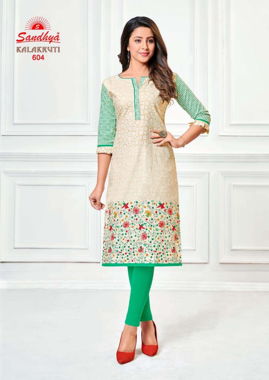 KALAKRUTI VOL-20 BY SANDHYA 601 TO 620 SERIES DESIGNER SUITS BEAUTIFUL STYLISH FANCY COLORFUL PARTY WEAR & ETHNIC WEAR COTTON PRINTED DRESSES AT WHOLESALE PRICE