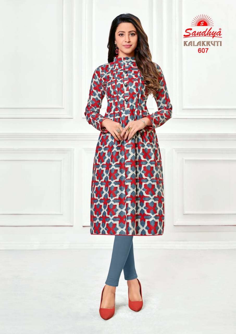 KALAKRUTI VOL-20 BY SANDHYA 601 TO 620 SERIES DESIGNER SUITS BEAUTIFUL STYLISH FANCY COLORFUL PARTY WEAR & ETHNIC WEAR COTTON PRINTED DRESSES AT WHOLESALE PRICE